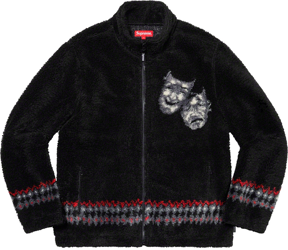 Drama Mask Fleece Jacket view 10